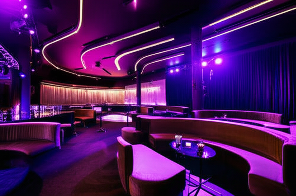 Elegant nightclub event venue